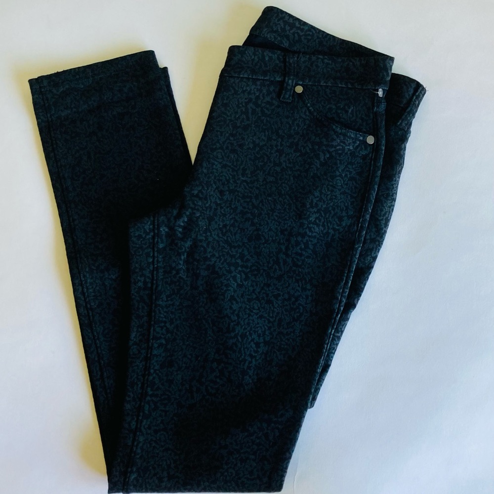 New Eileen Fisher Stretch Black Viscose Nylon Pant - Picture 2 of 10